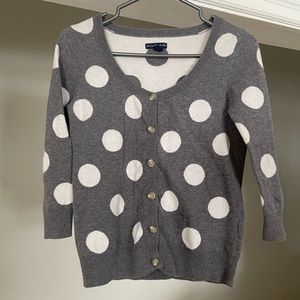 Polka-Dot Cardigan